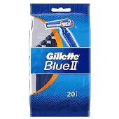 Gillette Blue Ii Disposable Machines 20 Pcs
