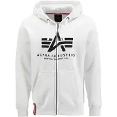 Alpha industries Veste de survêtement noir / blanc