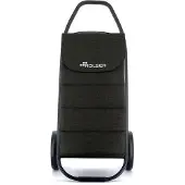 Rolser Poussette 2 Roues - Mf Com 8 Black Tube Polar Tweed Noire - Rolser