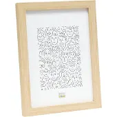 Deknudt Cadre étroit en bois naturel 18x24