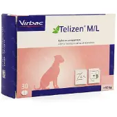 Virbac Telizen M/L 100 mg pour chien