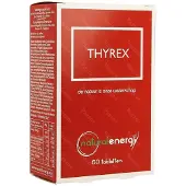 Natural Energy Thyrex | fonction thyroïdienne - Ashwaganda - L-Tyrosine 60 pc(s) Capsule(S)