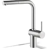Kwc , Livello 2E. Mitigeur monocommande, acier inoxydable - Robinetterie