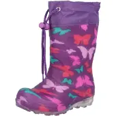 Beck Bottes en caoutchouc violet clair / mélange de couleurs