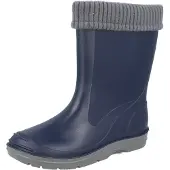 Beck Bottes en caoutchouc bleu / gris