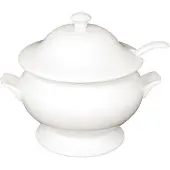Olympia Marmite à soupe en porcelaine blanche 2,5 litres