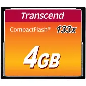 Transcend TS4GCF133 mémoire flash 4 Go CompactFlash MLC