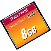 Transcend - Carte mémoire flash - 8 Go - 133x - CompactFlash