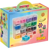 Hama Storage Box Midi Beads Construction Game Multicolore Enfants