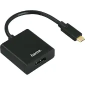 Hama 00135725 USB C/DisplayPort Adapter schwarz