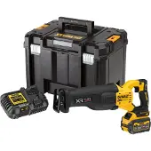 DeWalt Scie sabre 54V DCS386T1-QW Brushless avec coffret et une batterie 6,0Ah