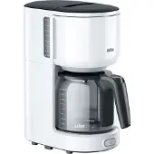 Braun PurEase KF 3100 WH - Cafetière à filtre - Blanc