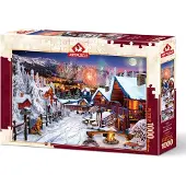 Art puzzle Puzzle Plaisirs d'hiver 1000 pièces