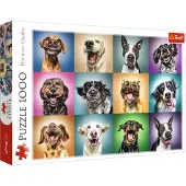 Trefl Puzzle 1000 Portraits De Chien Drôles 10462