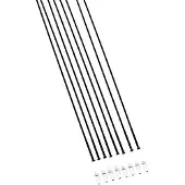 Dt Swiss Kit de rayons ARC1400 Dicut 62 roue avant + roue arrière, WXKAR14627342S, noir (1 kit)