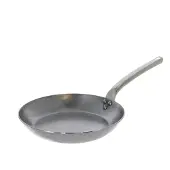 De Buyer 5130.28, Rond, Poêle à frire polyvalente, Acier inoxydable, Acier inoxydable, Acier, Céramique, Gaz, Halogène, Induction
