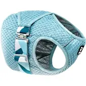 Hurtta Gilet de refroidissement Cooling Wrap rose ou bleu, Couleur:bleu, Taille:45-55cm