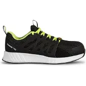 Reebok Chaussure de sécurité Fusion Flexweave Work taille 42 largeur 11 noir/vert citron S1P SRC ESD