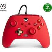 Xbox One Manette filaire améliorée Xbox pour Xbox Séries X/S Rouge
