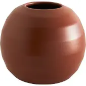 Markslöjd Vase Omfamna 14 cm, rouge-brun (1x)