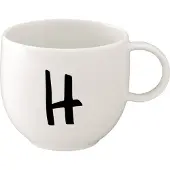 Villeroy & Boch Letters, Tasse, Blanc