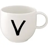 Villeroy & Boch Letters, Tasse, Blanc