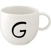 Villeroy & Boch Letters, Tasse, Blanc
