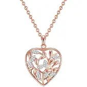 Rafaela Donata Chaîne or rose / argent / transparent