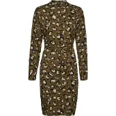 Vero Moda Isa Long Sleeve Dress Vert L Femme