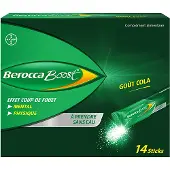 Berocca Boost Effet coup de fouet aide à réduire la fatigue Goût Cola 14 pc(s) Sachet(S)