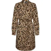 Vero Moda Isa Long Sleeve Dress Marron S Femme