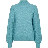 Vero Moda Ella High Neck Sweater Bleu XL Femme