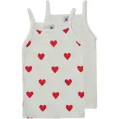 Petit Bateau Haut rouge / blanc