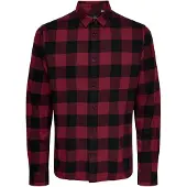 Only & Sons Chemise 'Gudmund' rouge rouille / noir
