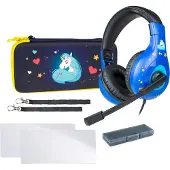 Nacon Essentials 6 In 1 Unicorn Switch Accessories Bundle Clair