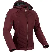 Segura Veste de moto Natcho pour femmes, rouge foncé, 38