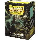 Asmodee Matt Dual pochettes pour cartes Eucalyptus 100 pièces pour jeux de cartes