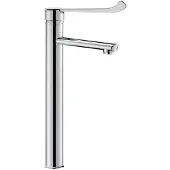 Delabie Robinet de mélange EHM pour robinet de lavabo, bec pivotant haut H305 L140, levier hygiénique
