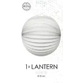 Globos Nordic Lanterne en papier ronde blanche, 25cm