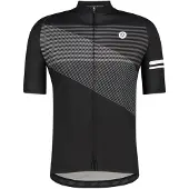 Agu Striped Essential Short Sleeve Jersey Noir S Homme