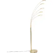 QAZQA Lampadaire design en laiton avec LED 5 lumières - Sixties Trento