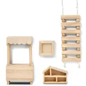 Lundby Meubles en bois pour maison de poupées Kit de jeu DIY - Jouets créatifs