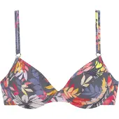 Vivance Hauts de bikini jaune / curry / gris foncé / rouge