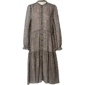 Second female Severine Long Sleeve Midi Dress Marron S Femme