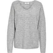 ONLY Pull-over 'ONLCamilla' gris chiné