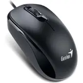 Genius 31010116106 Maus DX-110 Black PS/2, optische 3-Tasten Scroll-Maus, 1000DPI