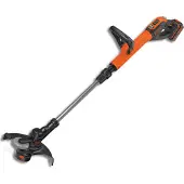 Black & Decker Coupe-bordures sans fil - 28 cm - 18 V - 4 Ah - Vitesse de coupe variable Eco-Turbo - 1 Batterie