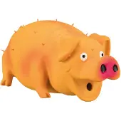 Trixie 3x Cochon à poils (Jouet à lancer pour chiens, Jouet à mâcher pour chiens)