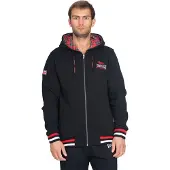 Lonsdale Veste de survêtement 'Lancaster' rouge / noir / blanc