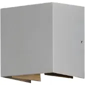 Konstsmide LED lampe d'extérieur Cremona Up - Down 2x3w - 3000K 13,5cm argent mat